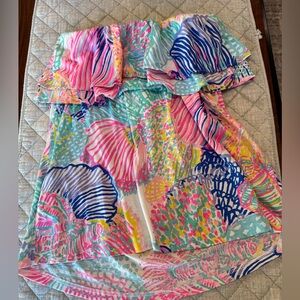 EUC Lilly Pulitzer Rilo Tube Top - Roar of the Seas